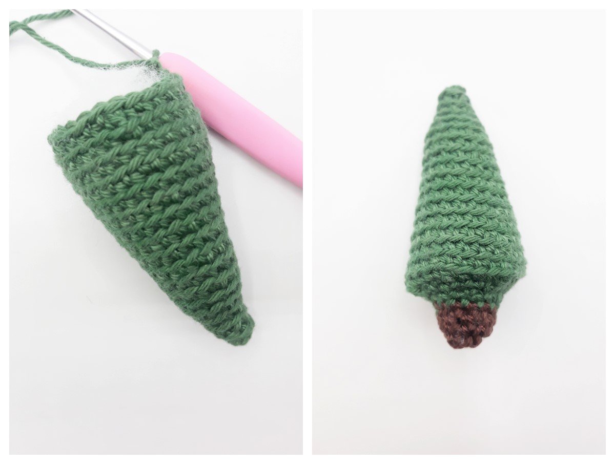 Blog-Inhaltsbild für 'Zweierlei Weihnachtsbäumchen, kostenlose Häkelanleitung'